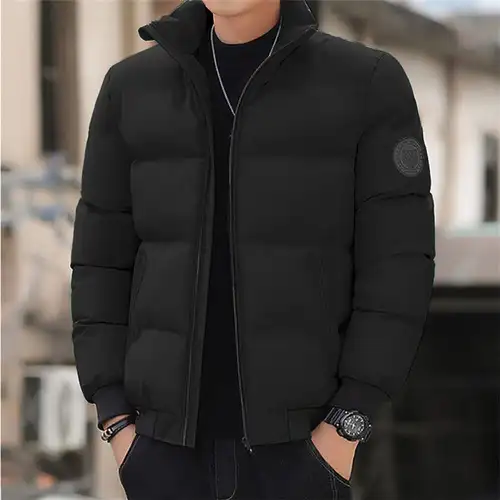 Winter Coat Men 2026 New Thick Warm Bomber Jackets Puffer Jackets Parkas Down Coats Waterproof Casual Fashion Mens Winter Jacket - Image 5