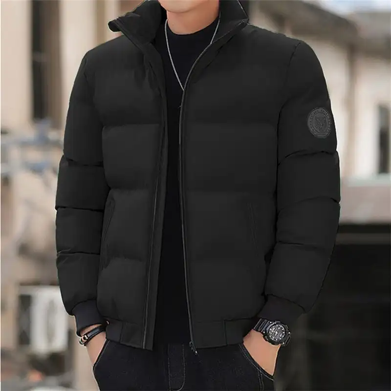 Winter Coat Men 2026 New Thick Warm Bomber Jackets Puffer Jackets Parkas Down Coats Waterproof Casual Fashion Mens Winter Jacket - Image 5