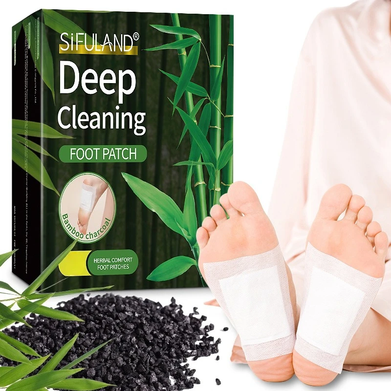 Bamboo Charcoal Foot Patch Relieve Fatigue Health Preservation Beauty Improvement Sleep Eliminate Dampness Drive Away Cold