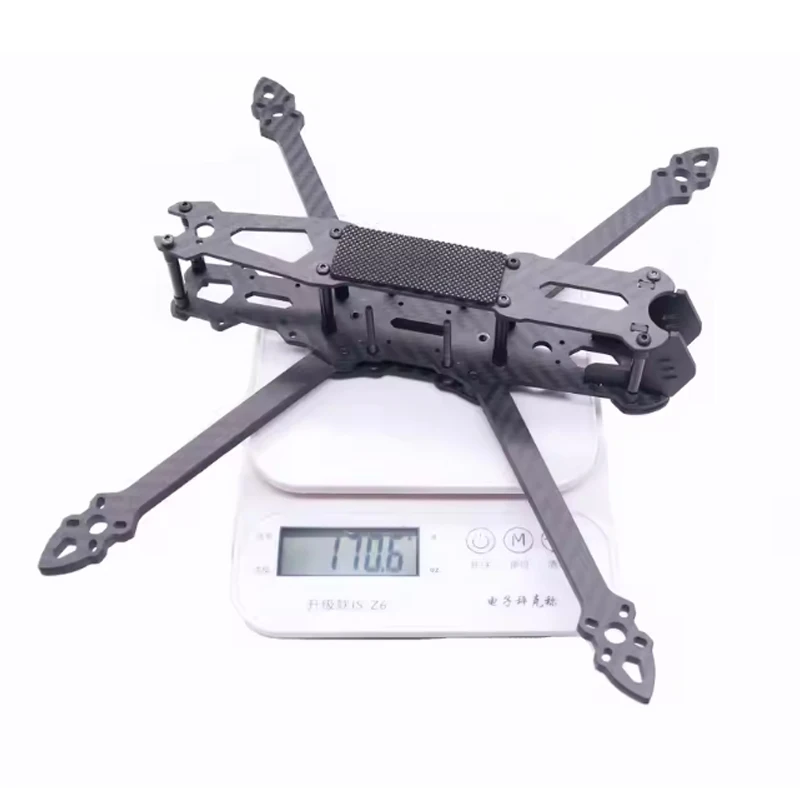 Mark4 7" frame 295 mm wielbasis - 20x20/30x30 stapel- en HD-camerabevestigingen voor FP Drone Frame Kit met groot bereik