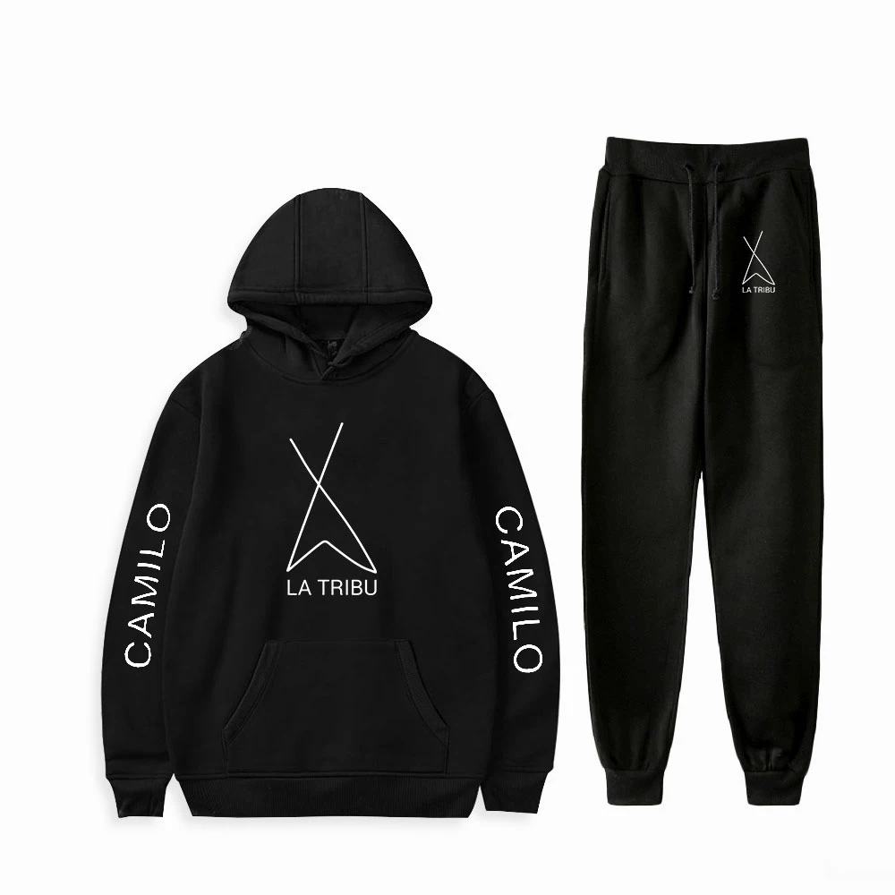 

Camilo Echeverry Sweatshirt Unisex Two Piece Set Hoodie+Jogger Pant Harajuku Streetwear 2021 Pop Singer Women Men's Set