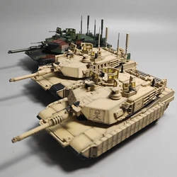 1:72 Scale Plastic American M1A2 Main Battle Tank Model TUSKII Militarized Combat Track Type Classics Adult Gifts Toys Souvenir