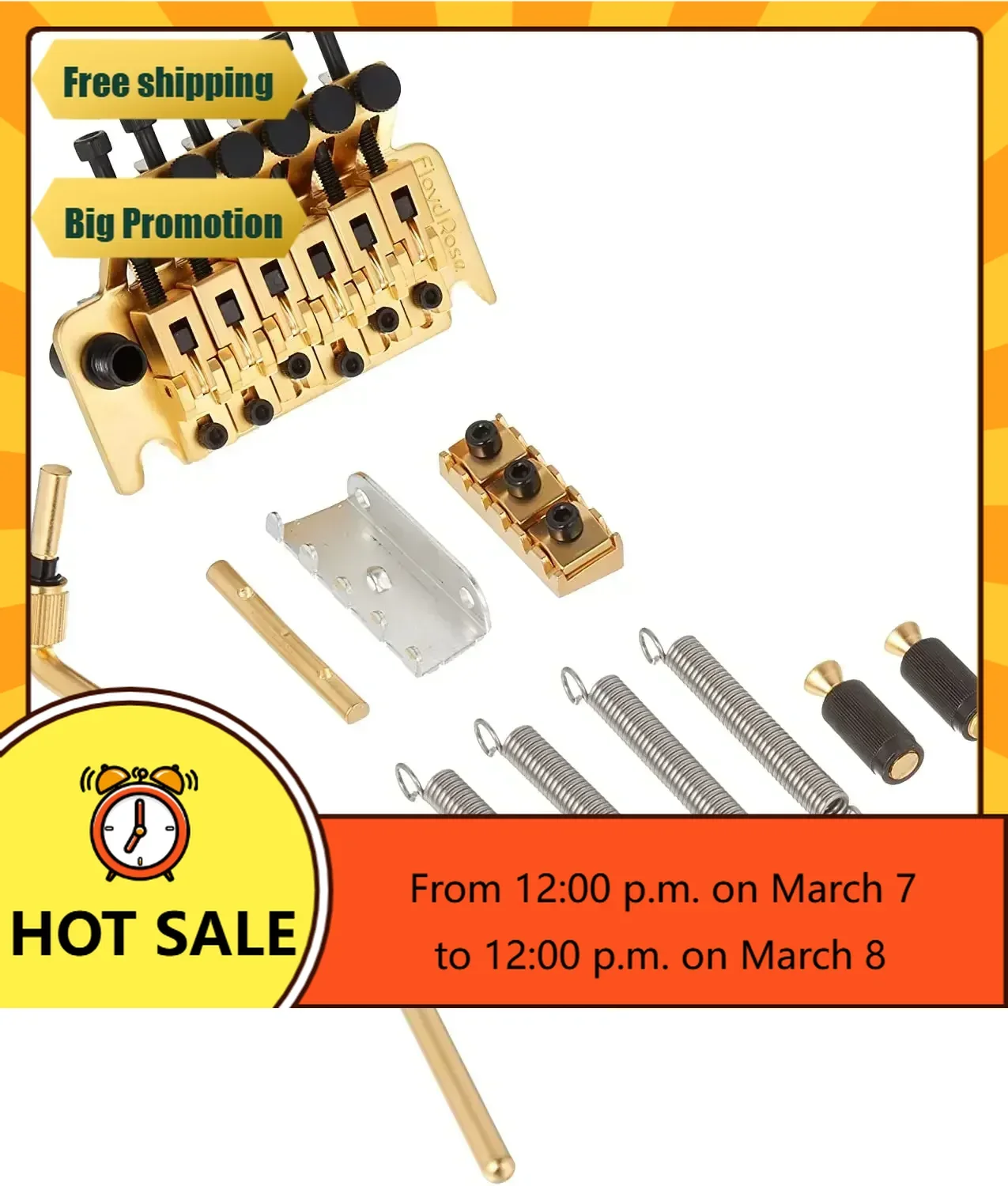 

HX---brand new-rose Gold Guitar Tremolo Bridge Made in Korea