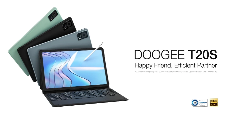 DOOGEE T20S CPU T616 120Hz 10.4-inch 10.4-inch 2K display screen 8+128G 4G calling tablet 8GB memory 128GB ROM