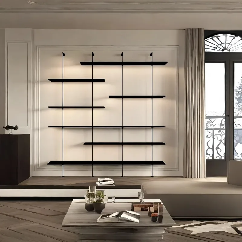 Librero تخزين خزائن غرفة المعيشة حاوية المنزل خزائن غرفة المعيشة عرض الرف Meuble De Rangement الأثاث العصري #3