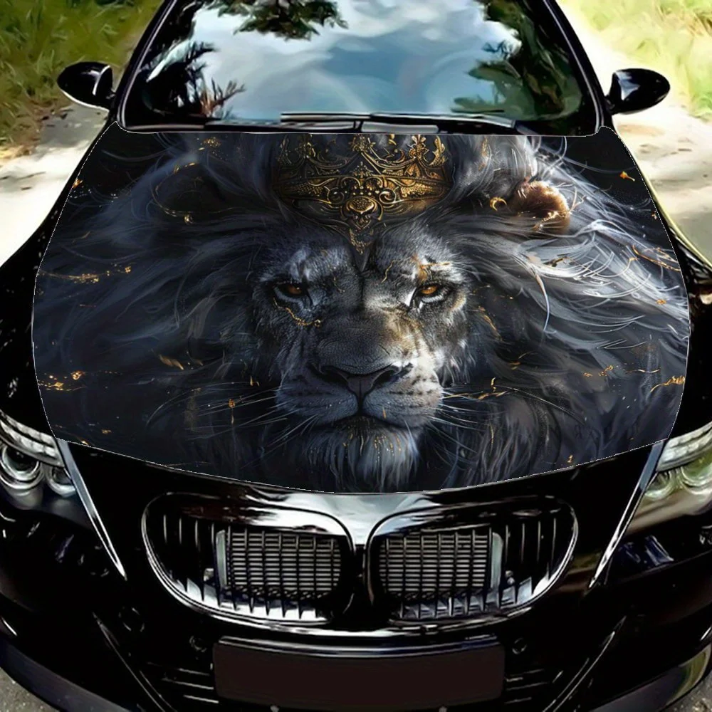 

Загадочная сила в форме льва, виниловые обертки для автомобиля, виниловая графика на капоте автомобиля, виниловые наклейки, крутые узоры