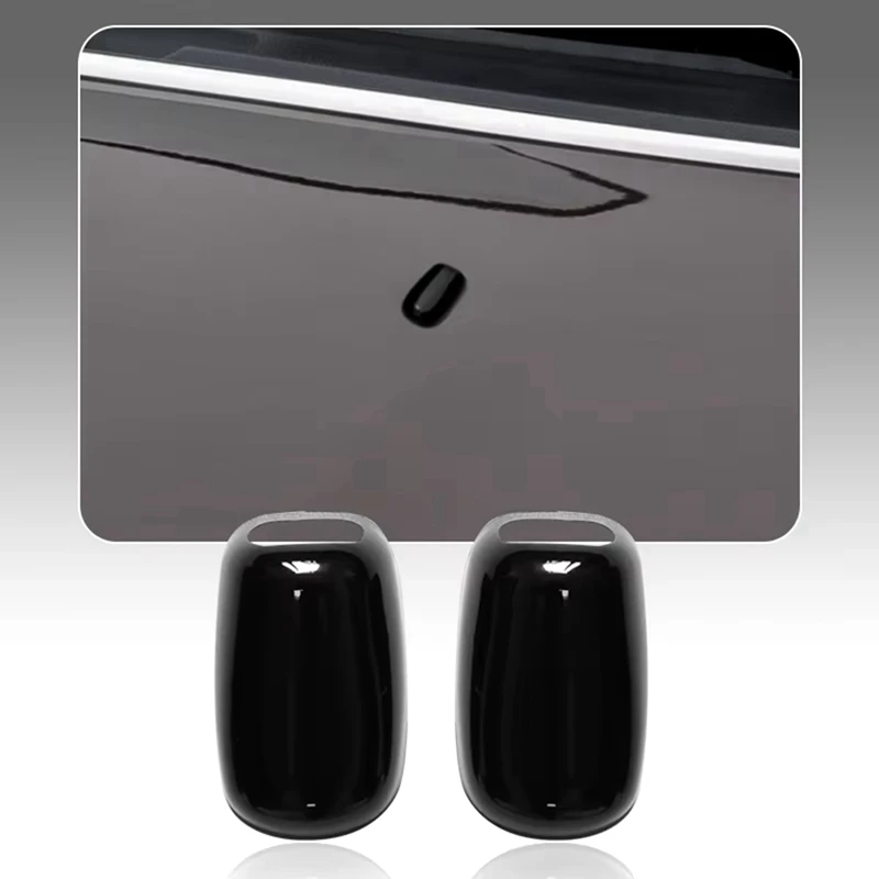 AM-Penutup Semprotan Air Nosel Wiper Mobil Cangkang Dekoratif Hitam untuk Bmw Mini One Cooper S R55 R56 R57 R58 R59 R60 R61