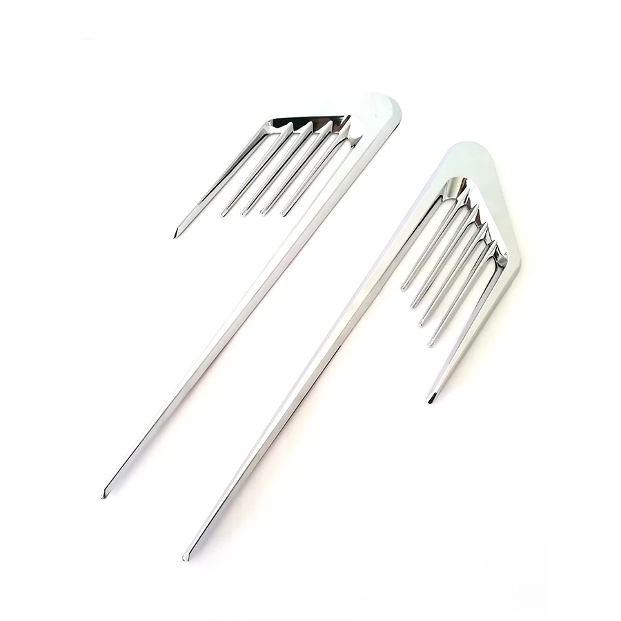 

1 Pair Chrome Car Side Air Vent Fender Cover Hood Grille Pointed Decorative Sticker