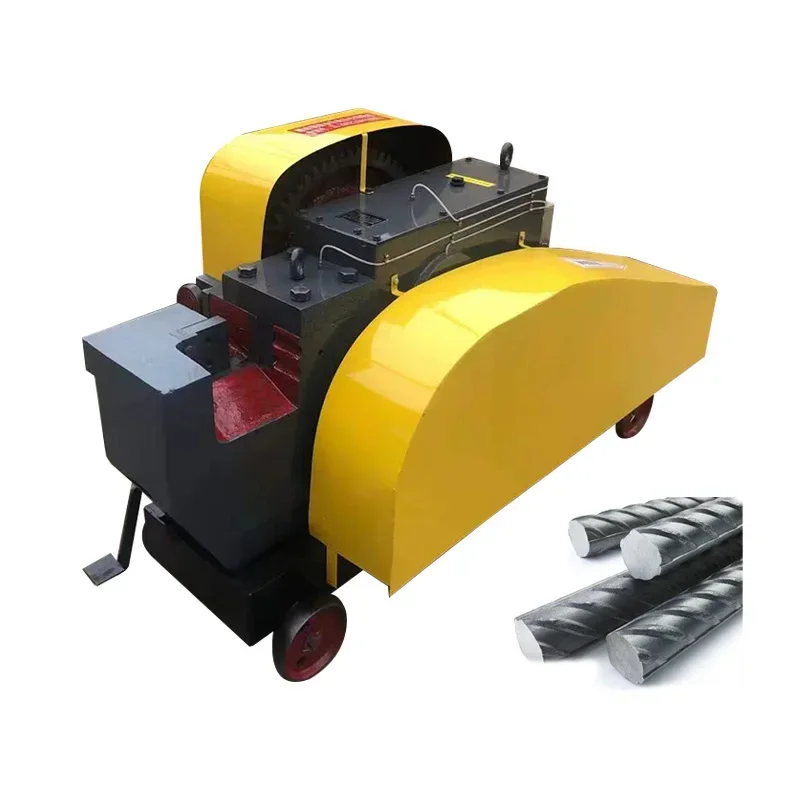 High Quality Automatic Hydraulic Steel Bar Cutter Portable Hydraulic Electric Rebar Cutter Cutting Rebar Guillotine Machine