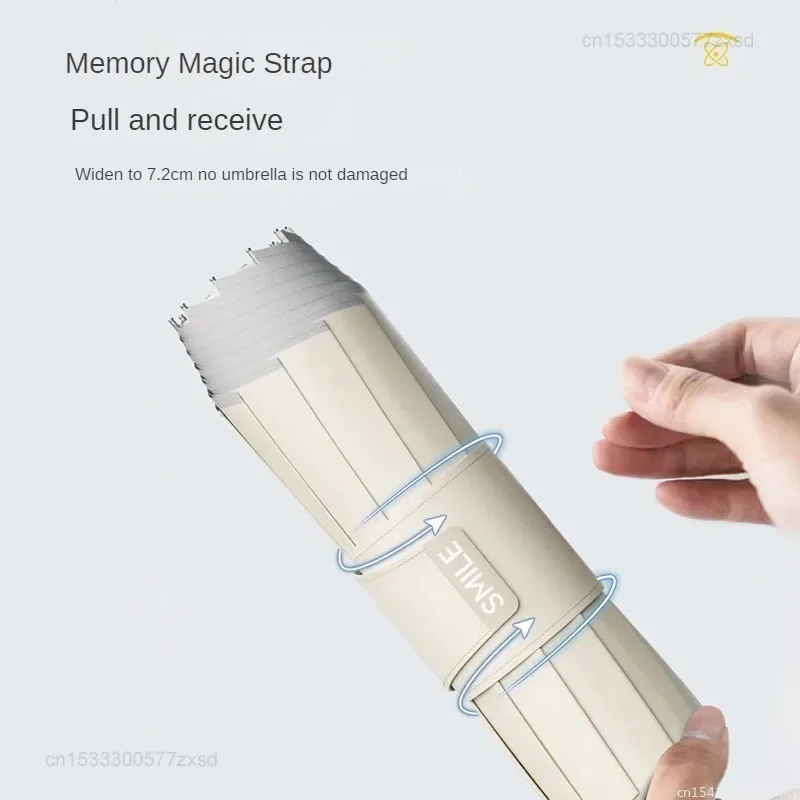 Xiaomi Zuodu Volautomatische Paraplu 'S Winddichte Versterking Dual Purpose Regen Zonwering Opvouwbaar Draagbaar Met Gesp