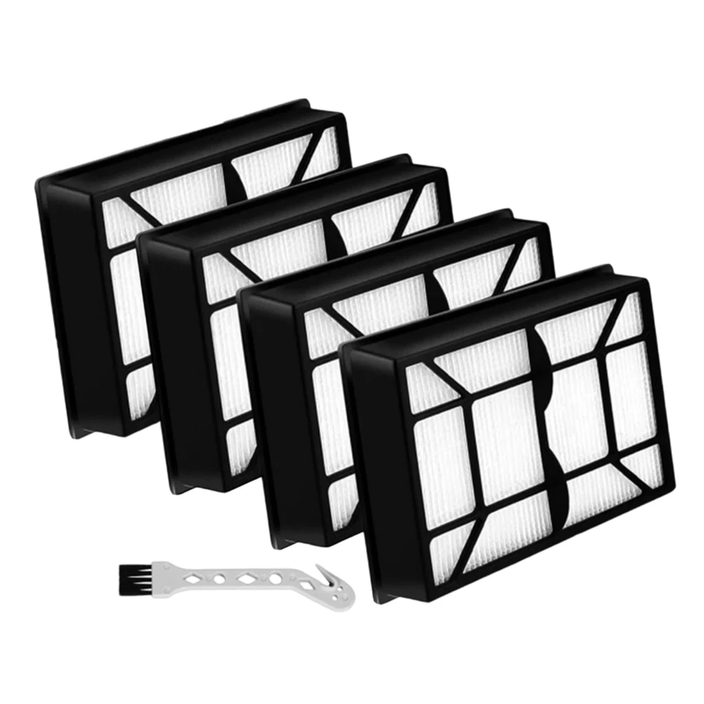 4 Pack for Kenmore EF-9 Premium HEPA Filters with Cleaning Brush for EF9 20 53296 40195 and Upright Vacuum Fit