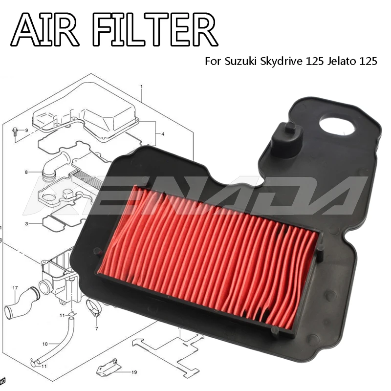 Air Filter For Suzuki Skydrive 125 Jelato 125