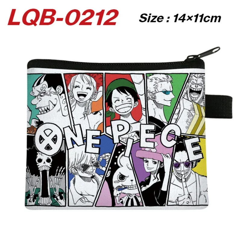 ONE PIECE rufy Zoro Men Canvas portamonete studenti portafogli donna Zipper portamonete bambini Storage Pocket Bags portafoglio Pouch