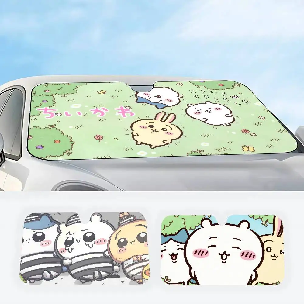 

Солнцезащитный козырек для автомобиля с изображением японских аниме-персонажей, блокирующий УФ-лучи, подарок для папы или парня