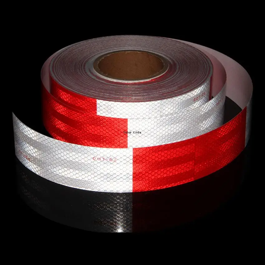 5M Reflective Tape Sticker Diamond Grade Adhesive Safety Mark Warning Tape Bike Automobile Motorcycle Car Styling Reflector Film