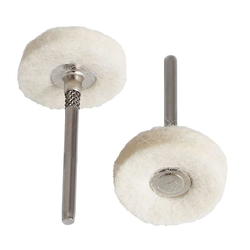 

5pcs 20mm Wool Wheel Round Wool Felt Metal Jade Sanding Polishing Buffing Grinding Brush For Dremel Rotary Tool 2.35/3mm Shank