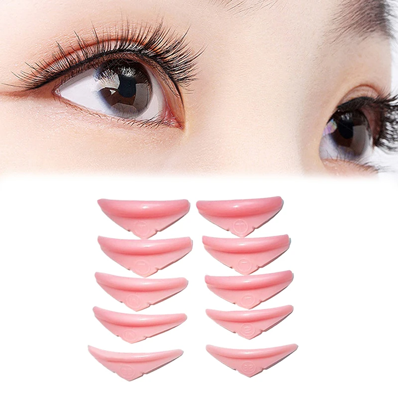 

5Sizes 3D Eyelash Perming Curler Lift Pads Eyelash Perm Pads Rods For Lash Lifting Silicone For Eyelashes Makeup Beauty Tool