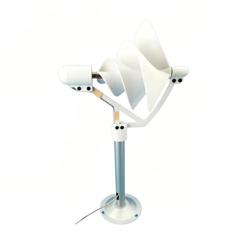 1Pc Spiral Wind Turbine Generator Archimedes Breeze Start Science Model For Home Garden Project Electrical Supplies