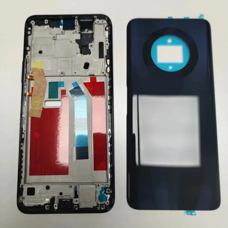 

Full Housing For Huawei Y9A Back Backshell Cover With Front Frame Middle Frame Bezel Chassis Faceplate Replacement Parts