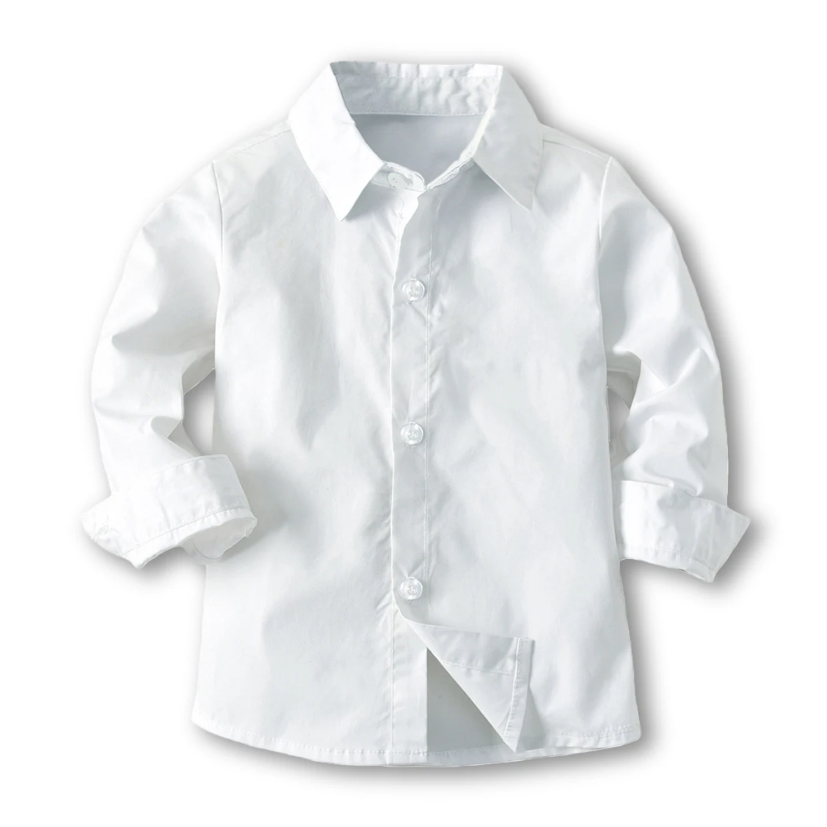 Polka-Dot-Hemd für Jungen, langärmelig, mit Knöpfen, lässiges Oberteil für den Alltag, Baby- und Kinderkleidung, 1–7 Jahre, Kinderkleidung für Frühling und Herbst. – Detail 8
