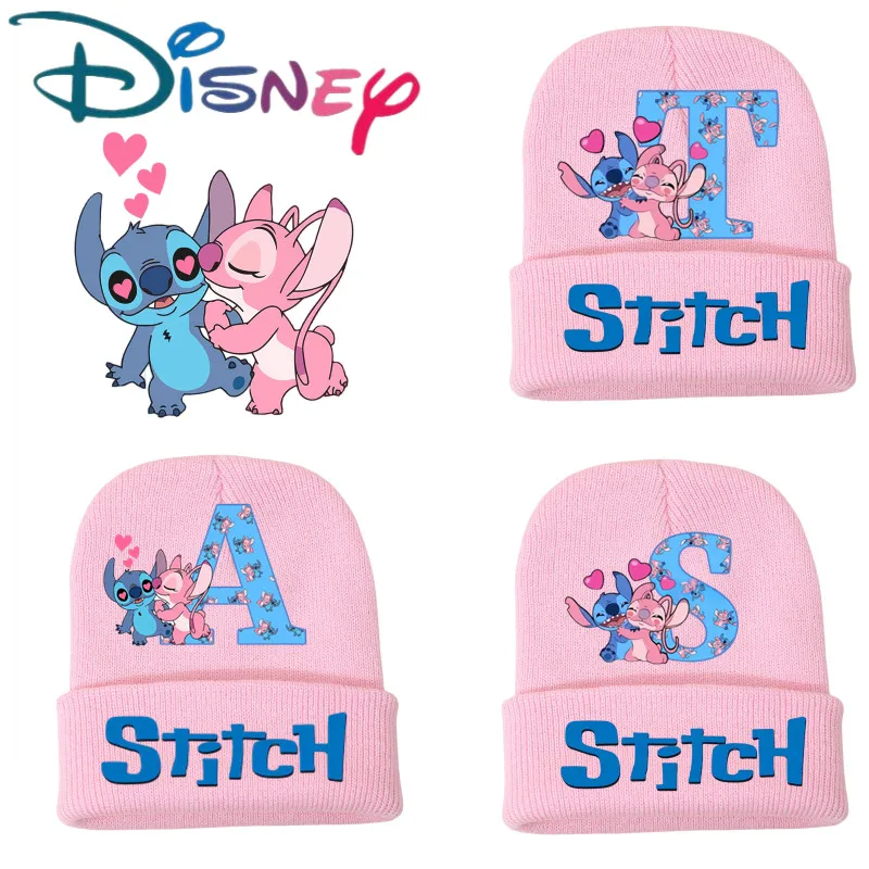 Disney Stitch Winter Hats for Women Men Beanies Knitted Solid Hat Girls Female Beanie Caps Warmer Bonnet Ladies Casual Cap Gifts