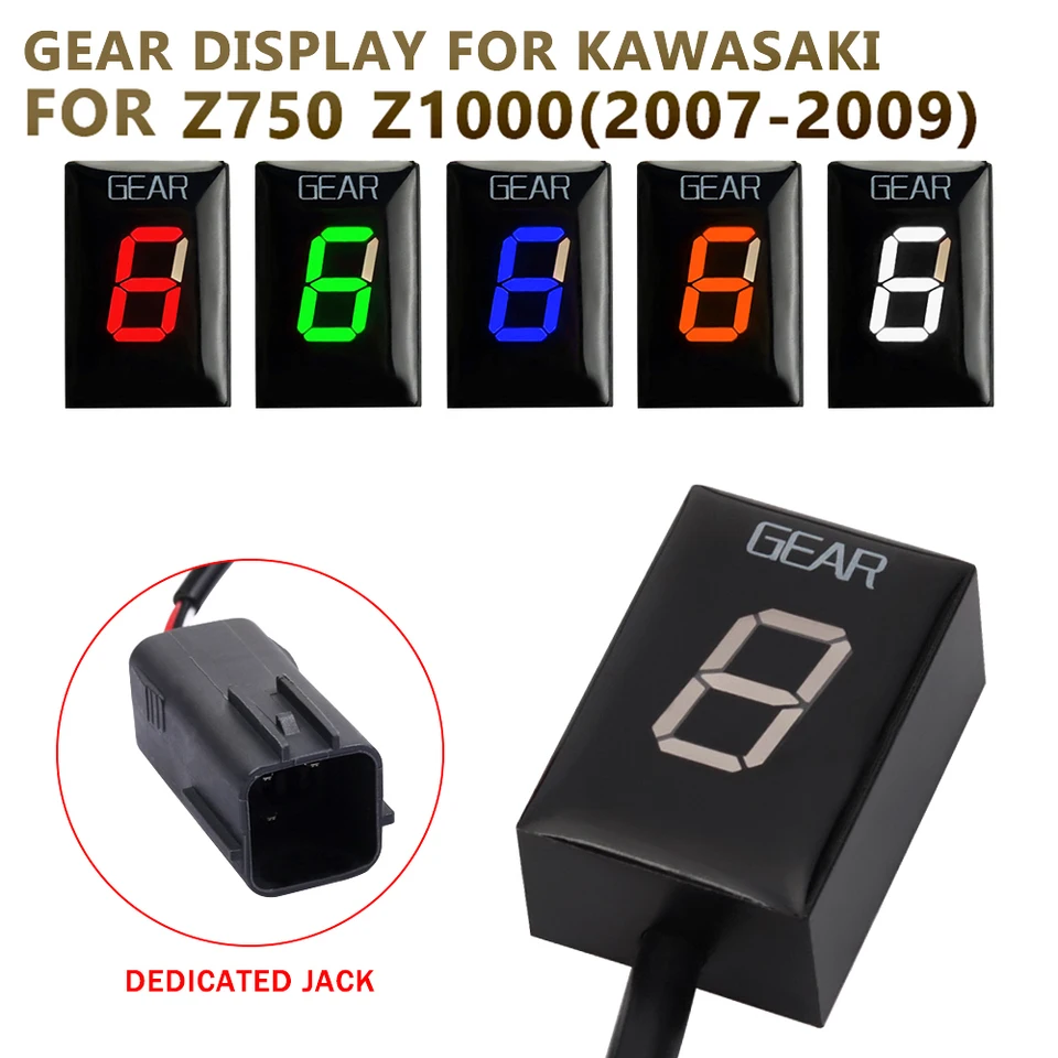 For Kawasaki Z750 Z1000 Digital Gear Indicator