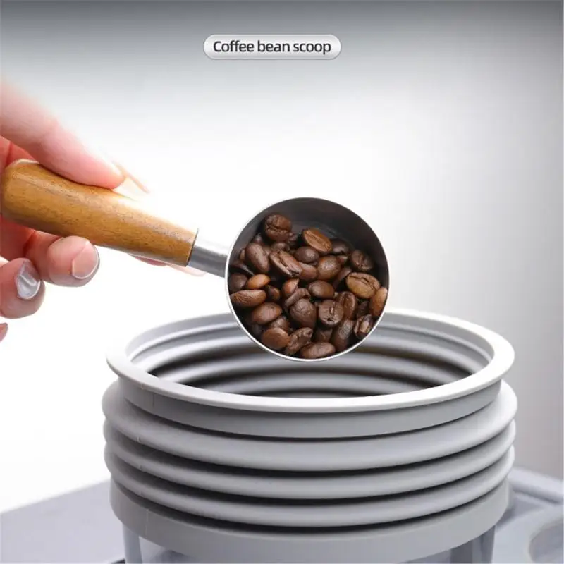 D0AB Kitchen Coffee Spoon Легко использовать кофейную утварь, измеряющую ложку с ручкой