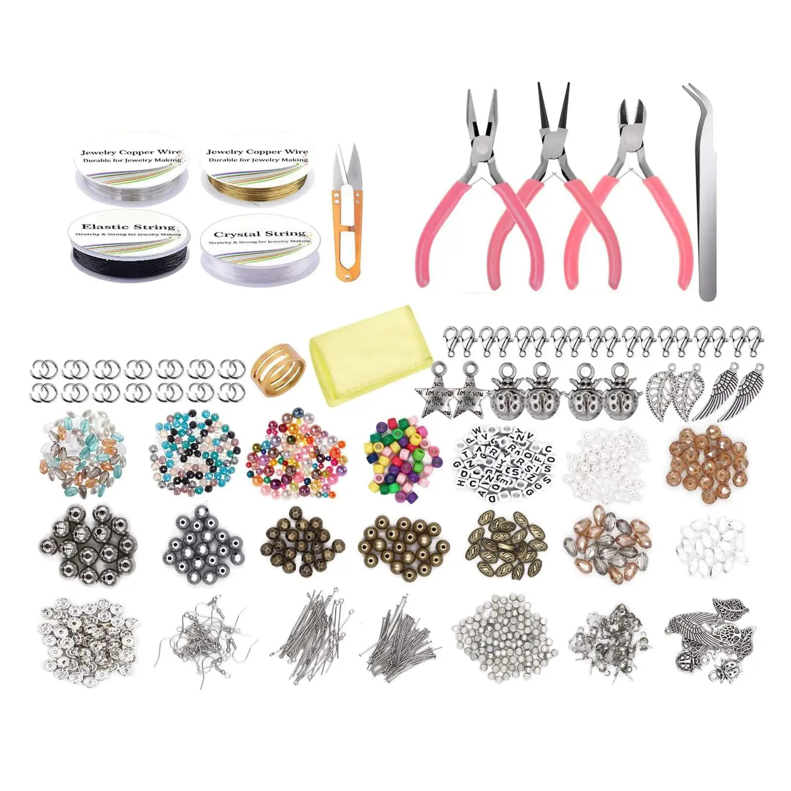 1171pcs-set-jewelry-making-supplies-for-necklace-includes-beads-findings-diy-jewelry-making-kit-accessories-storage-organizer