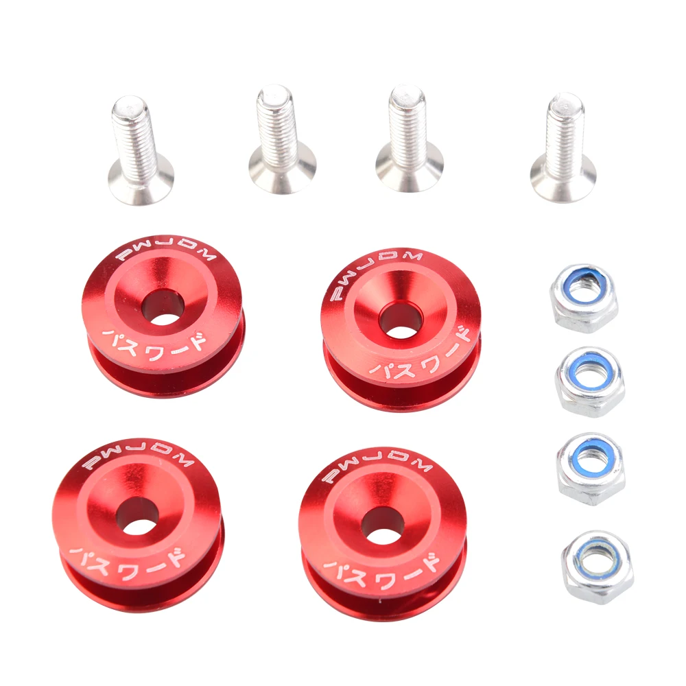 

Universal JDM Detachable Quick Release Fasteners Bumper Fender Washers For VW BMW Honda Civic Kia Mitsubishi