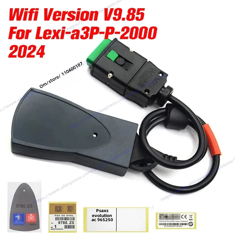 Best WIFI For LexiA3 PP2000 DiagboxV9.85 car Tool USB universal PSA XS Evolution Professional for Ci-rt /Pouge LeXIA-3 FW921815C