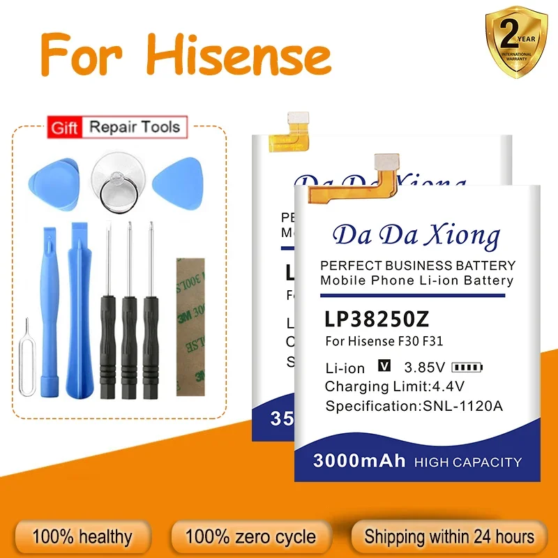 Lp38230c lp384300 battery for Hisense K1 A1 c1t C1M A2 H10 F3 F16 F17 F23 F30 F31 E77 u961 hs-u961 pro mini youth edition + tool