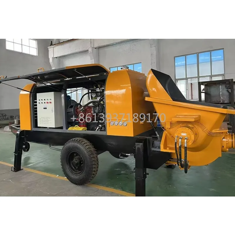 

Factory Small Concrete Pump Diesel Mini Concrete Pump Trailer for Sale