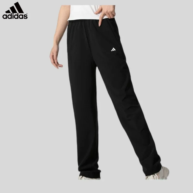 Adidas Dri Fit Adjustable Waist Track Cut Snap Pockets Hiking Long TrousersIL6984