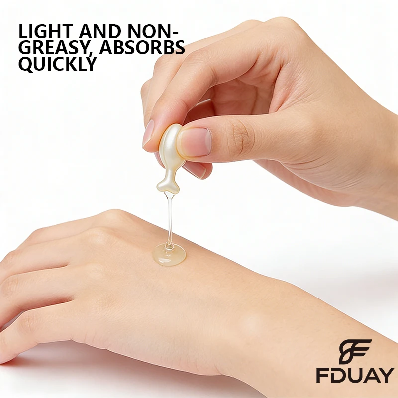 FDUAY Snail Mucin Essence Capsules Deep Moisturizing with Collagen VC & Hyaluronic Acid for Improved Skin Tone And Beauty