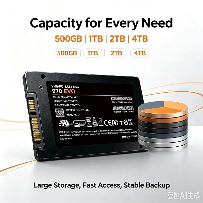970 EVO 4TB Solid State Disk SSD High Speed 500G 1TB 2TB Internal HDD Hard Drive Sata3 2.5Inch For Laptop Microcomputer Desktop