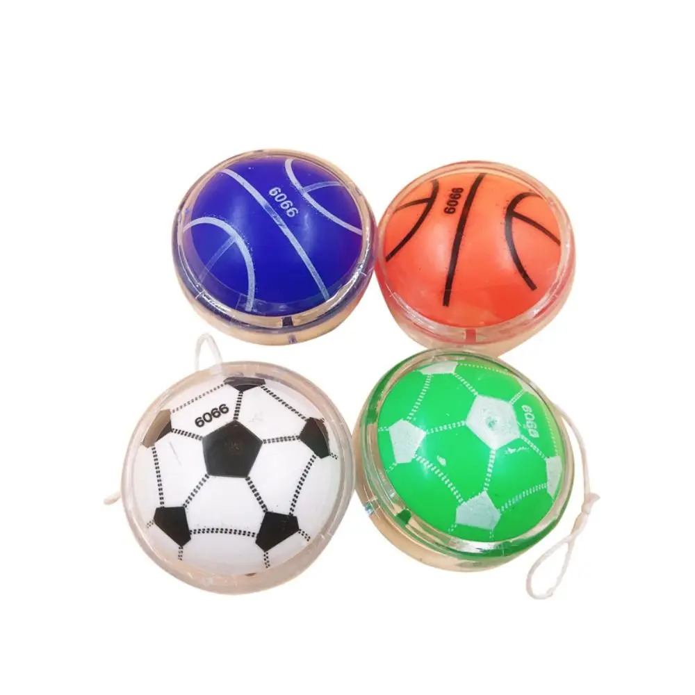 Simplicidad de dibujos animados Yoyo juguetes de concentración de apariencia esférica juguetes para niños prevención de caídas portátil Yoyo Ball