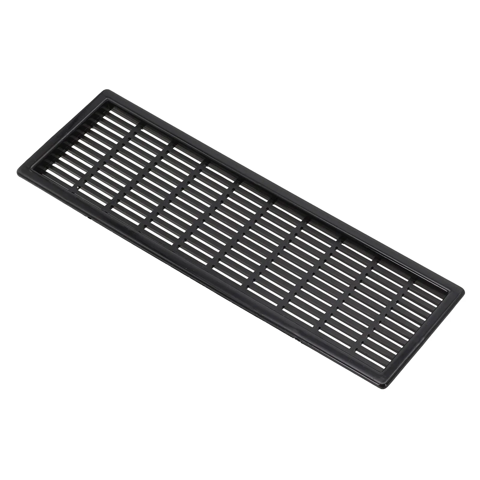 Cover Ventilation Grille Rectangular Hole Silver / Black 1pc Air Vent Enclose Spaces Plastic Computer Cabinets