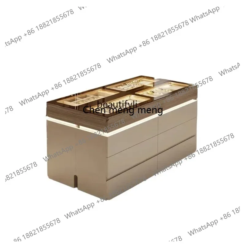 LHY26 ssNew Cloakroom Middle Island Cabinet HighGrade Large Capacity Double-Sided Storage Chest of Drawers Multi-Functional Home