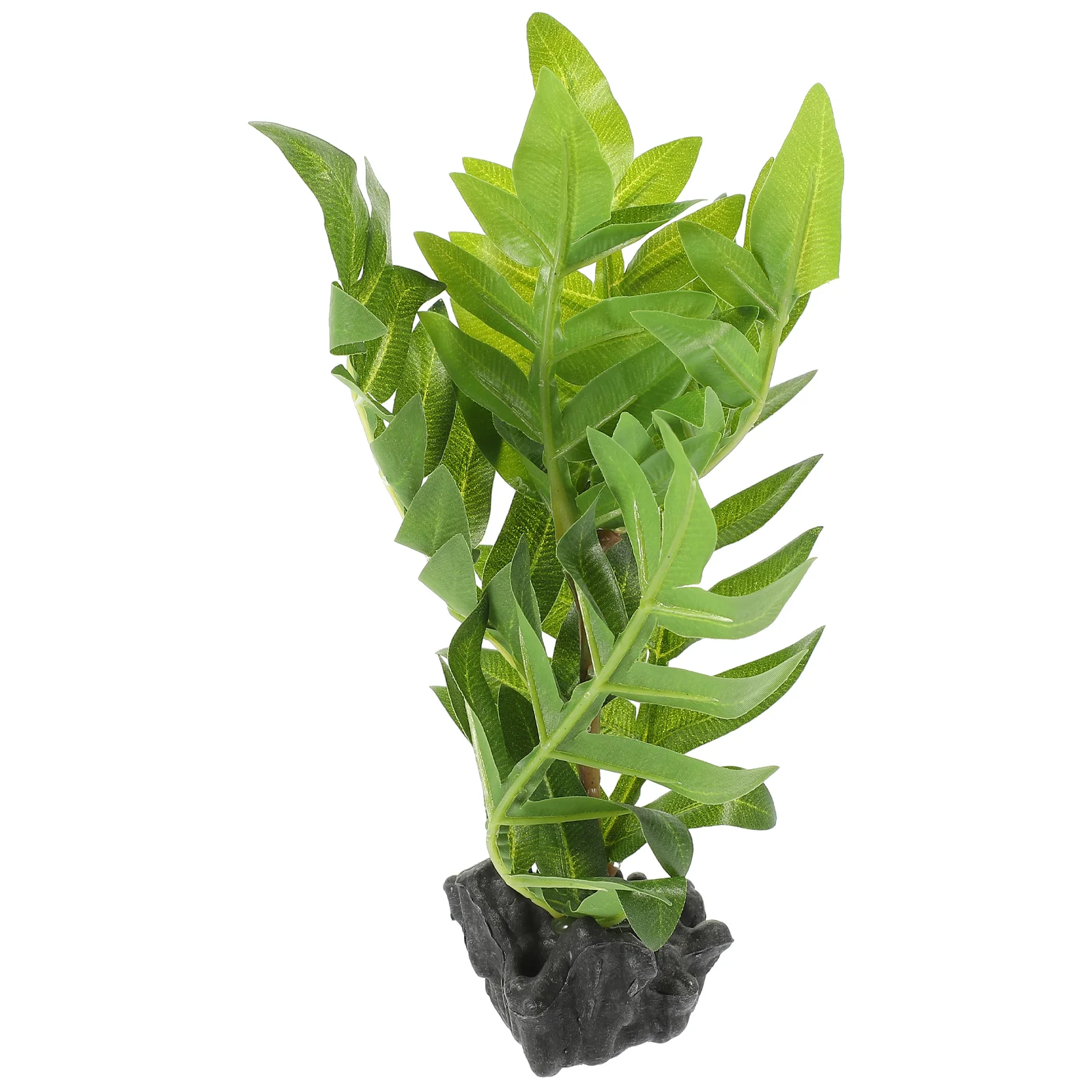 Reptile Habitat Decor 12 Realistic Plastic Plants for Terrarium Reptile Amphibian Maintain Natural Hide Safe Resin