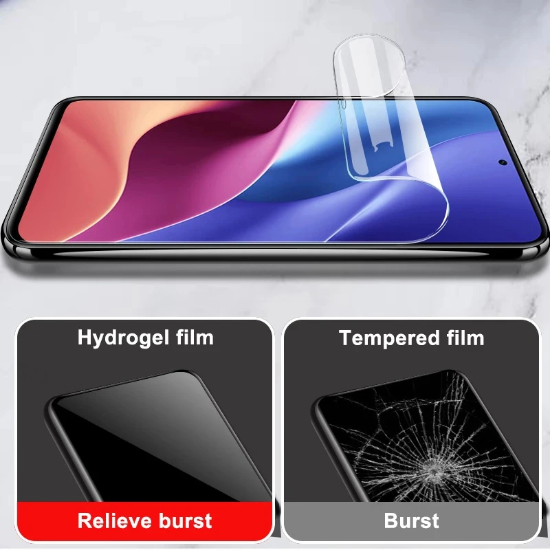 Für xiaomi redmi a2 hydro gel film voll kleber hd displayschutz für redmi a1 a2 a1 a2 plus film 6,52 zoll