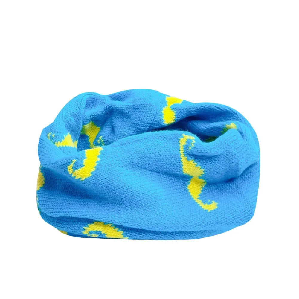 

Simple Warm Kids Winter Scarf Windproof Soft Neck Warmer Korean Cute Neckerchief Baby Boys Girls