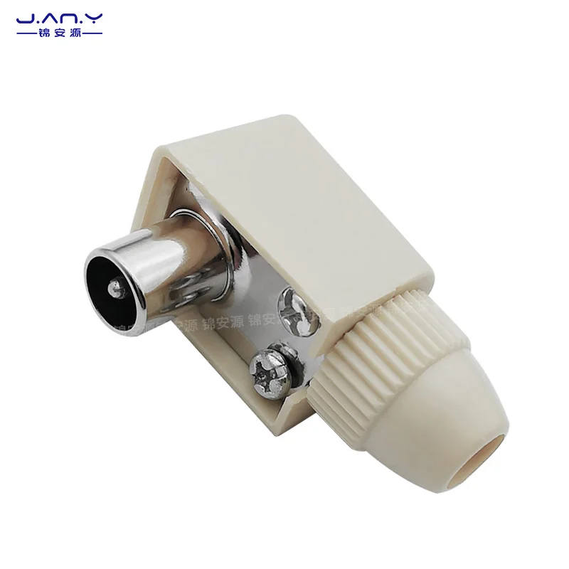 L-type 9.5mmTV male elbow RF90 degree RF coaxial connector Cable TV satellite set-top box antenna