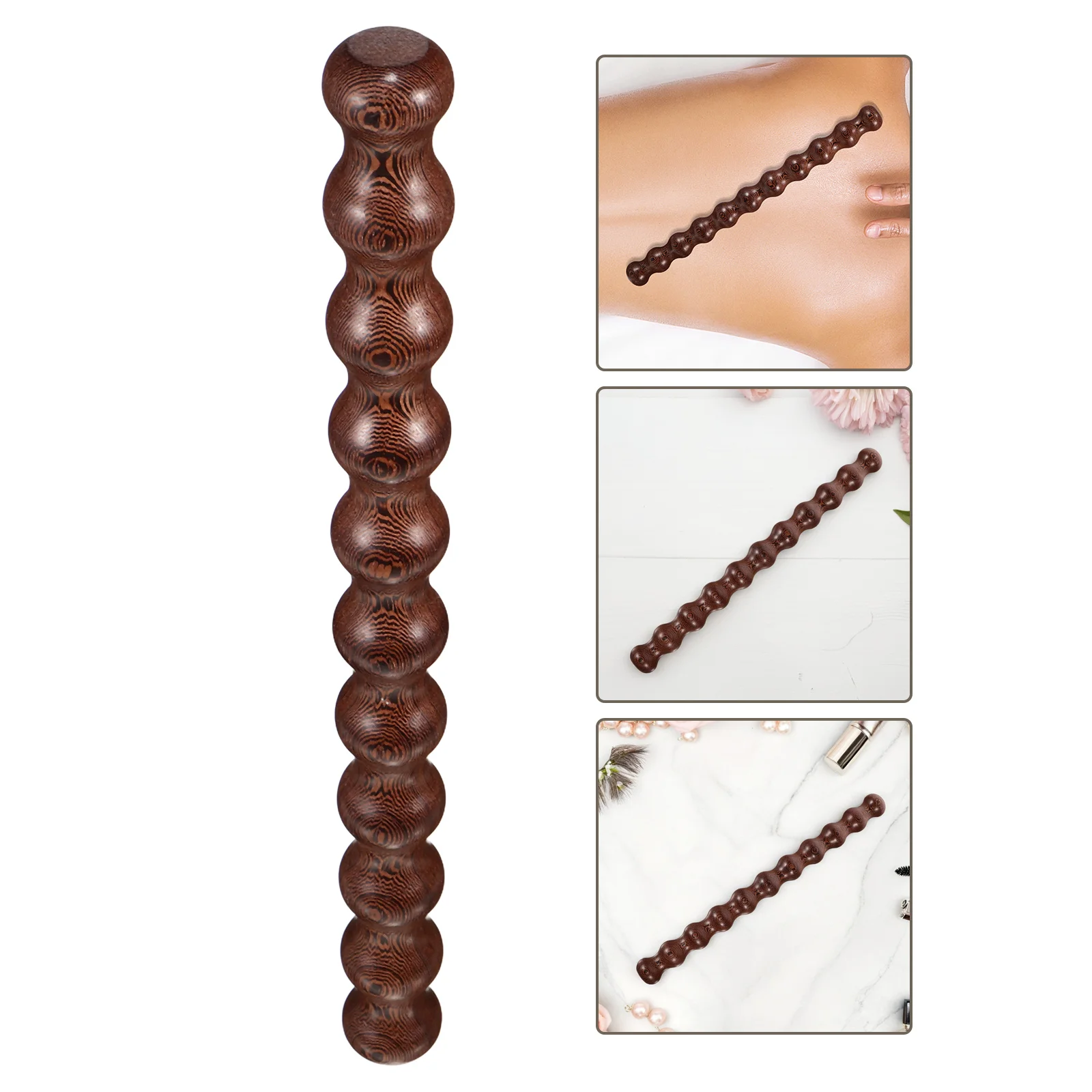 

Деревянный ручной массажер для спины, эргономичный ролик для мышц, плеч, шеи, портативный массажный инструмент для домашнего офиса, массажный инструмент