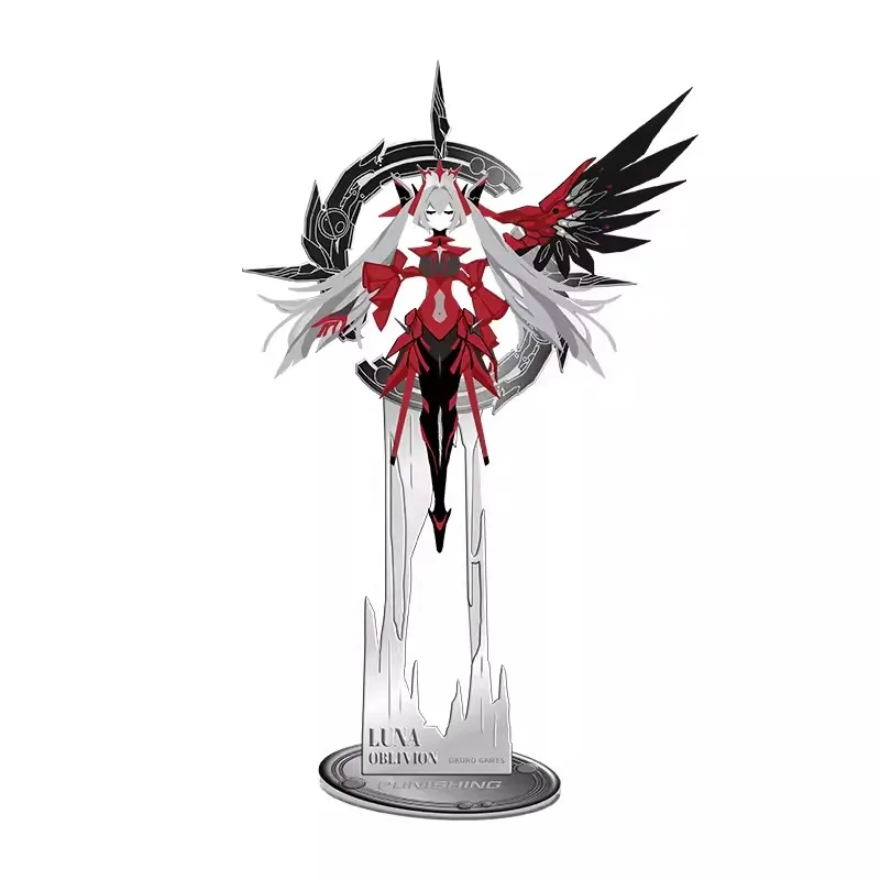 Game GRAY RAVEN PUNISHING Official Luna Metal Commemorative Stand Standee Display Anime Cosplay Props Cute Props C