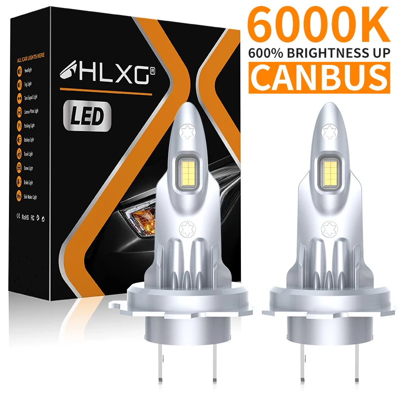 

HLXG H7 Turbo Light 1:1 Мини-размер Беспроводная 8054 CSP H1 H4 H8 H9 H11 9005 9006 Автомобильная светодиодная лампа для фар CANBUS Вентилятор 4300K 6000K Лампа