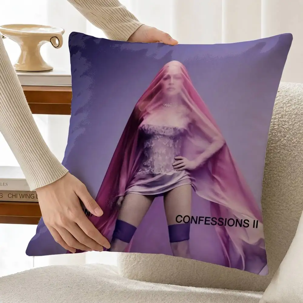 M-Madonna I Feel So Free Customizable Square Cushion Cover Double Sided Print Pillow Case