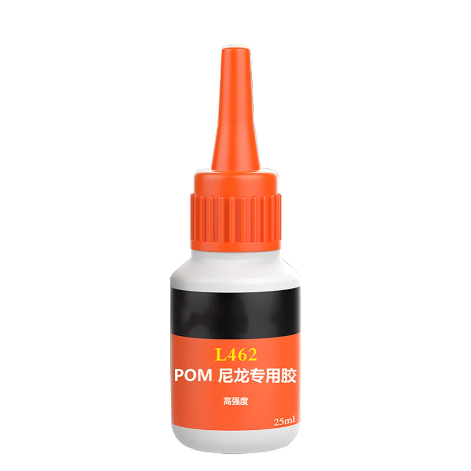 25ml L462 POM Nylon Special Adhesive for PA66 gear accessories nuts wheel washers steel pom plastic quick-drying strong adhesive