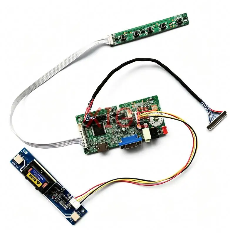 

LCD Display Drive Controller Board Fit LTM200KT03 MT200LW01 M200O1 LM200WD1 2CCFL VGA+HDMI 1600*900 30 Pin LVDS 1600x900 Kit DIY