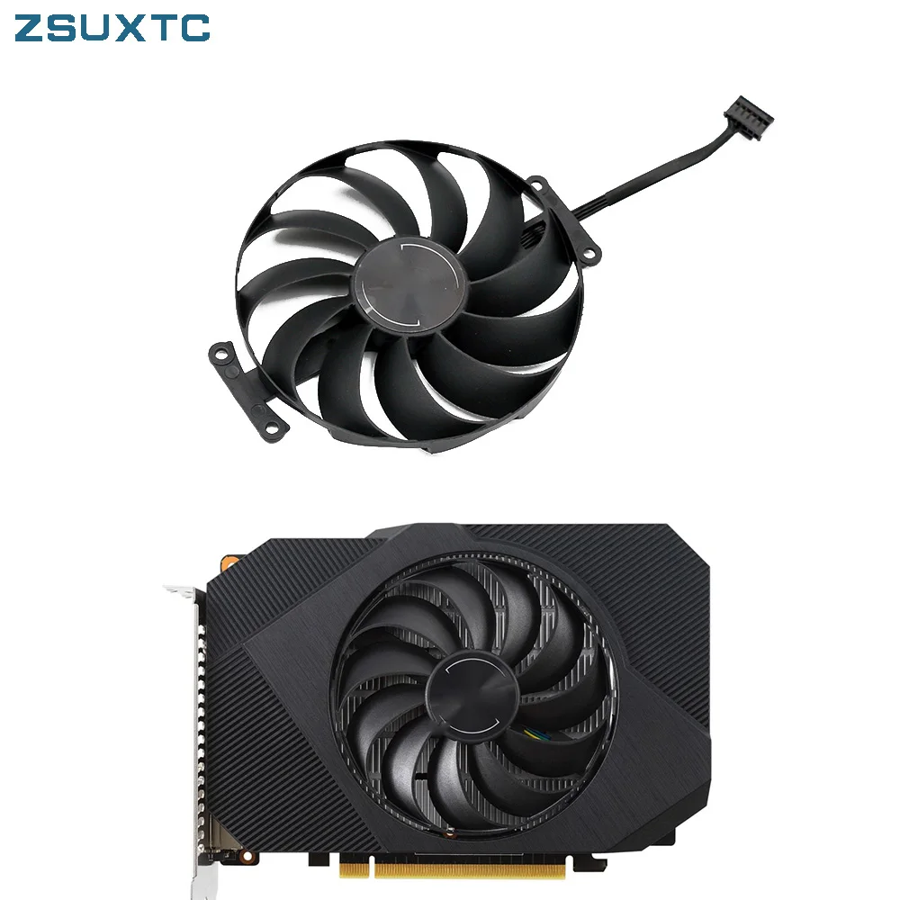 95MM 6PIN T129215SU CF1010U12D GTX1650 wentylator GPU dla ASUS Phoenix GTX 1650 OC karta graficzna wentylator chłodzący