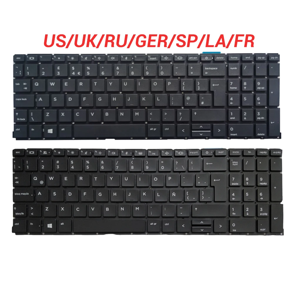 teclado do portatil com retroiluminacao sem retroiluminacao para hp 455 450 g8 g9 655 650 g8 g9 russo us uk espanhol frances novo 01